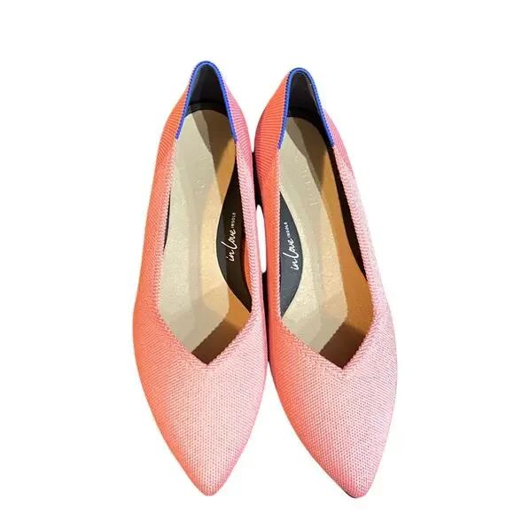 Rothy’s The High Point Heels in Pink NWT $165 Retail - Picture 7 of 8